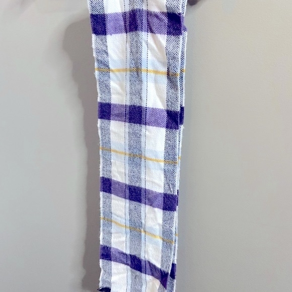 Vintage 2001 Scarf Scottish Plaid Checkered Scarf Unisex Wrap Tassel Acyclic - Picture 5 of 5